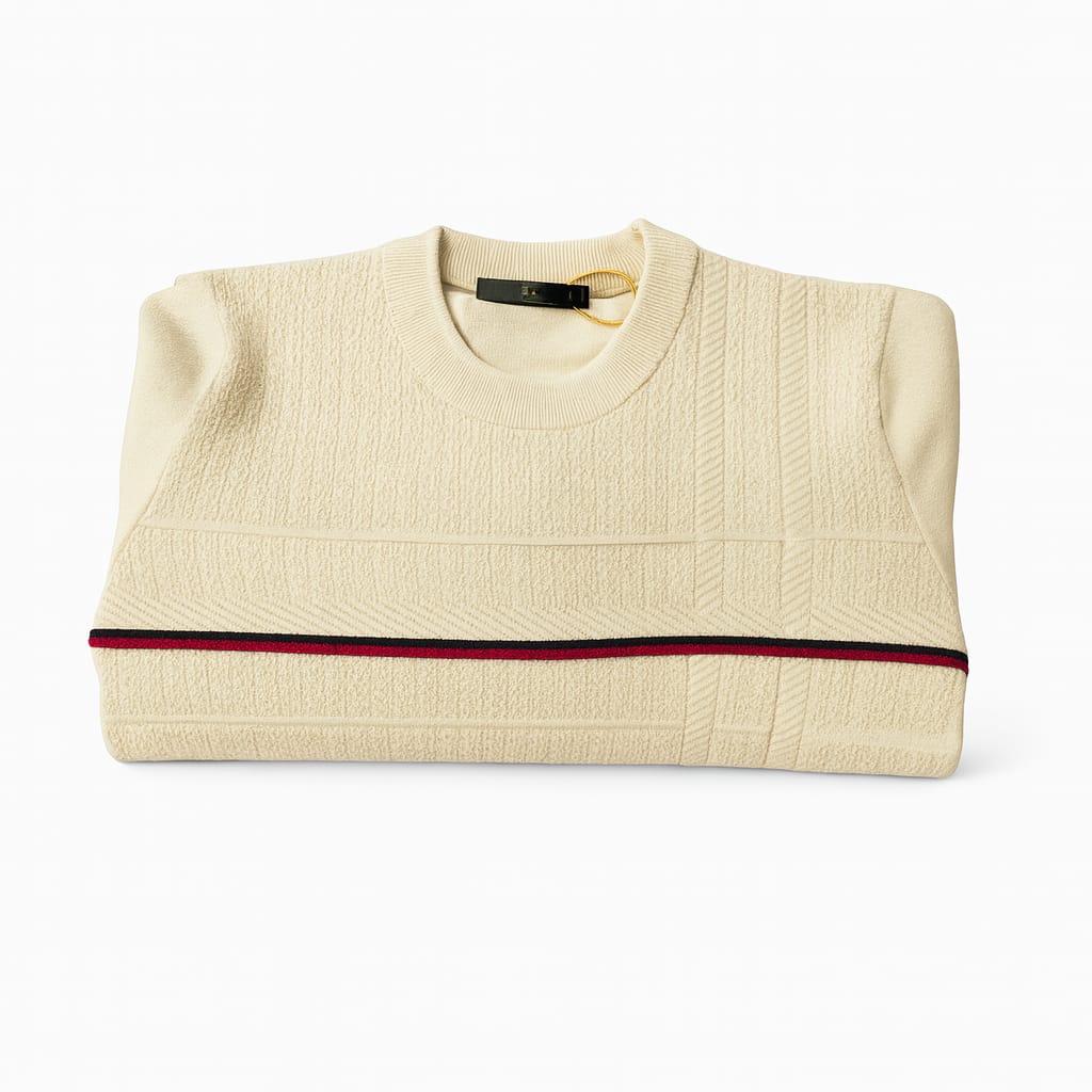 Men’s Premium Textured Knit Sleeveless Sweater