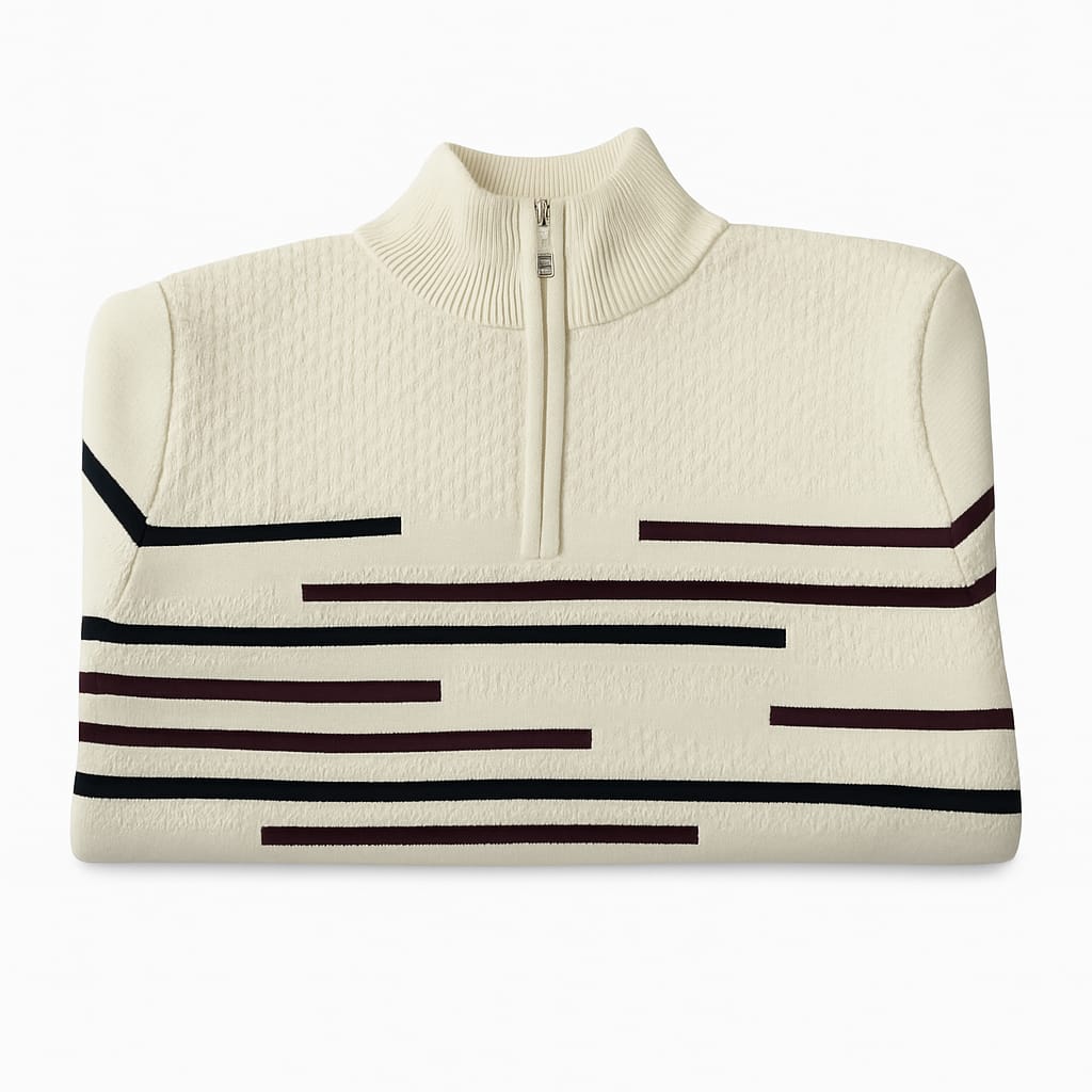 Men’s Half Zip Knit Sweater